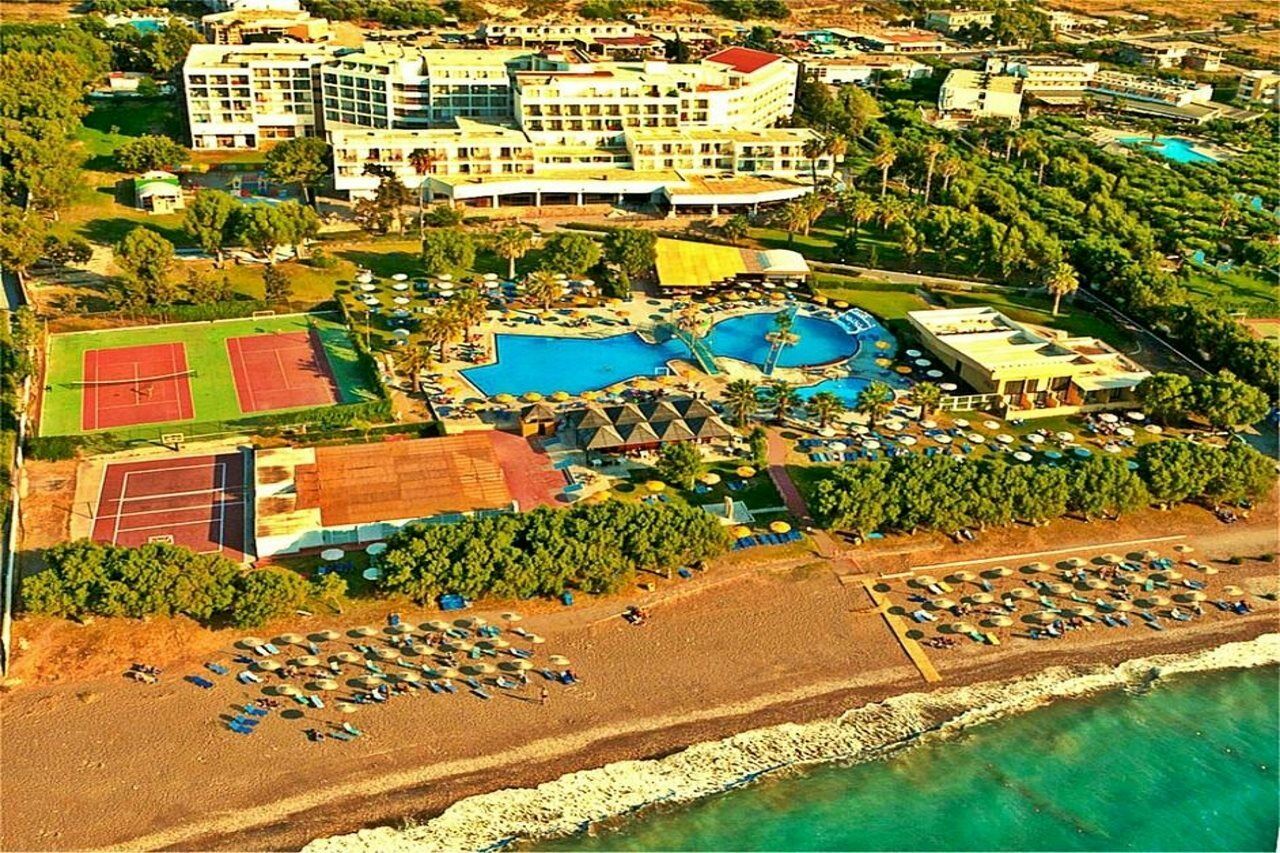 Doreta Beach Theológos Buitenkant foto